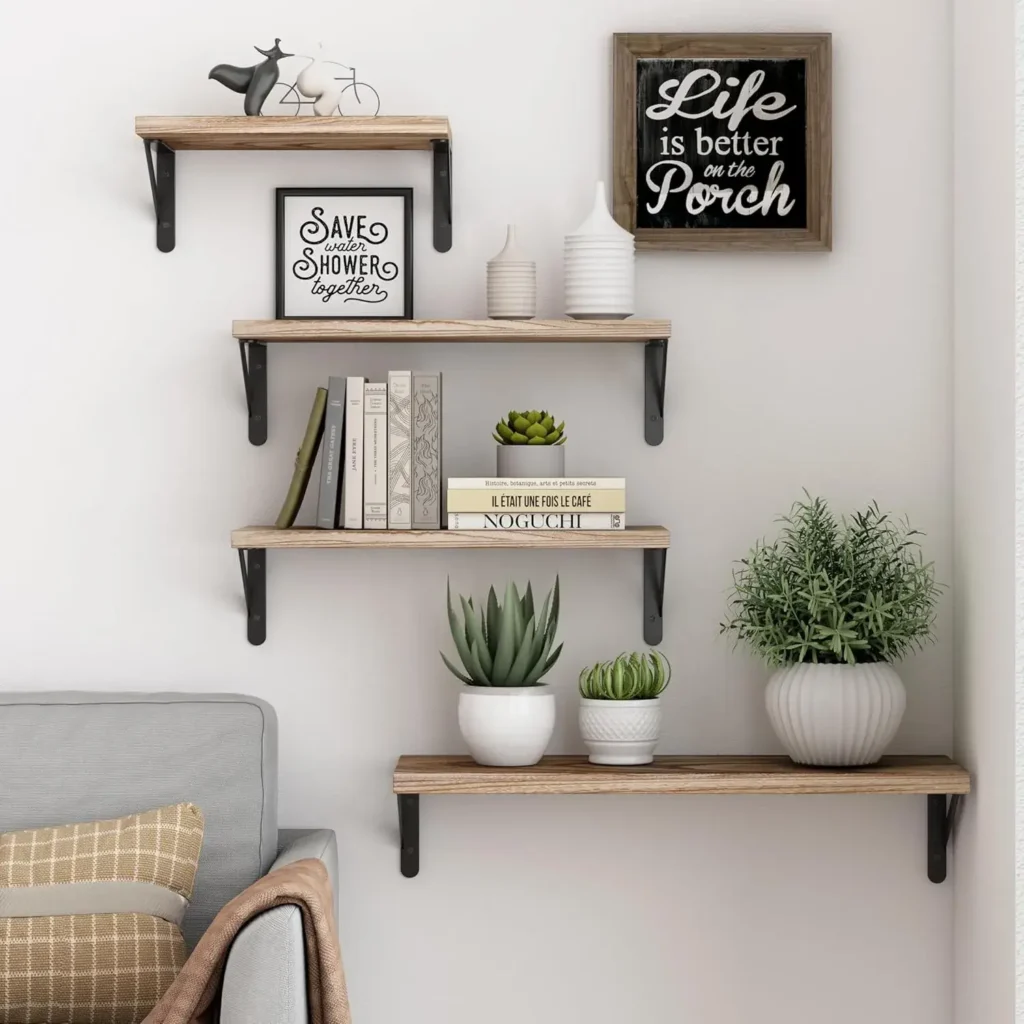 YGEOMER Floating Shelves