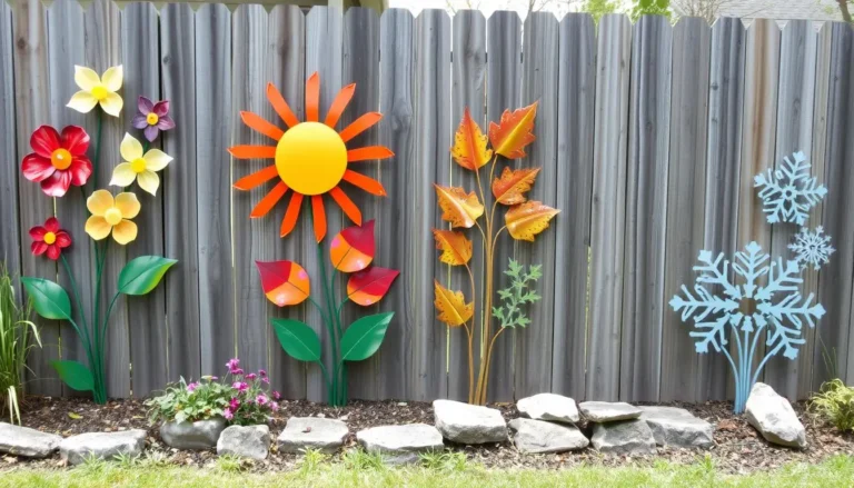 Outdoor Metal Wall Art Designs