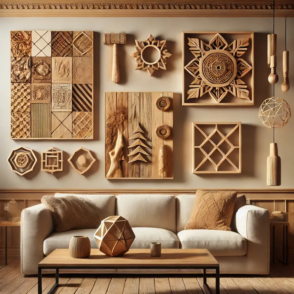 Wood wall decor
