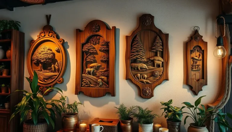wood wall hangings